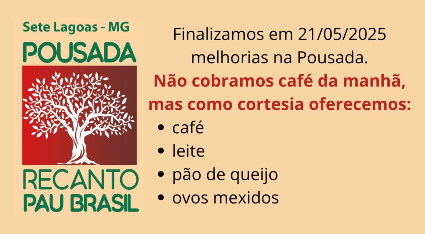 Recanto Pau Brasil Sete Lagoas Exterior foto
